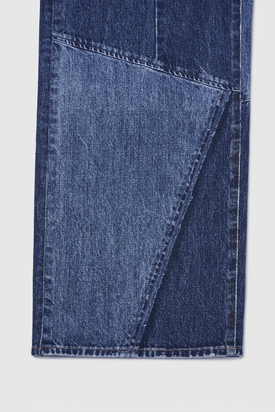 Jeans Patchwork con Estampado Digital para Hombre - Image 9