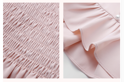 Blusa Francesa Elegante con Cuello Cuadrado y Cintura Ajustada - Image 12