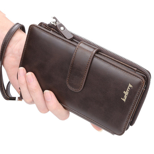 Billetera Retro Multifuncional con Cierre Largo - Clutch Europeo Moderno - Image 16