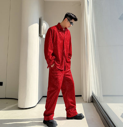Conjunto Casual de Camisa y Pantalón para Hombre - Image 8