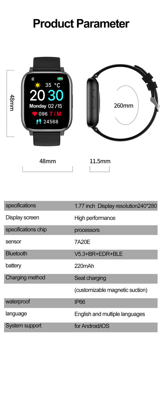Reloj Inteligente H9 Plus con Monitoreo de Salud y Llamadas Bluetooth - Image 11