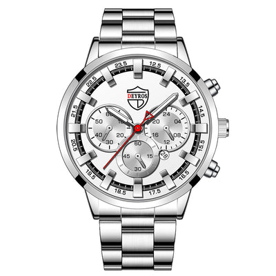 Reloj de Cuarzo Luminoso para Hombre - Elegancia Empresarial - Image 10