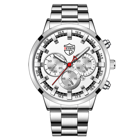 Reloj de Cuarzo Luminoso para Hombre - Elegancia Empresarial - Image 10