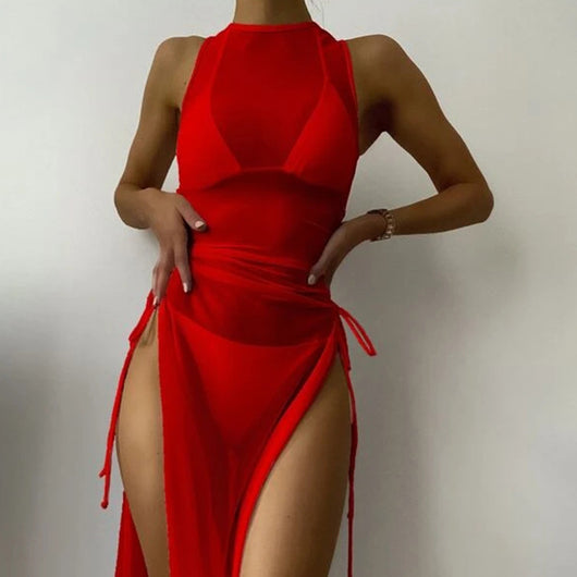 Traje de Baño Entallado con Abertura Lateral - Image 10