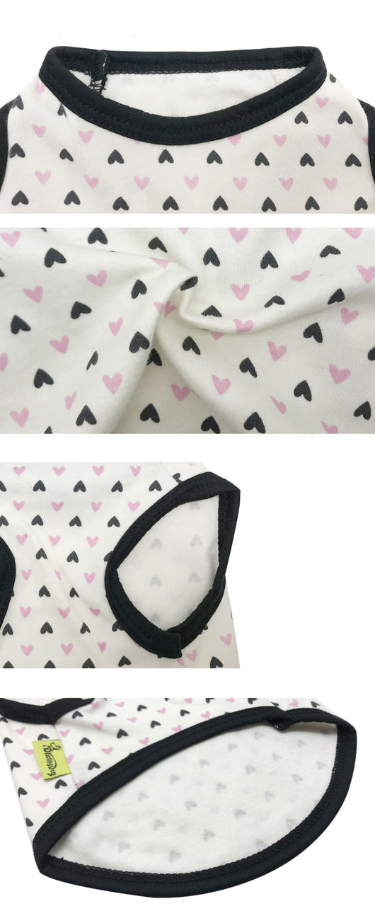 Chaleco de Algodón Estampado Love para Mascotas - Image 60