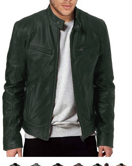 Chaqueta de Cuero PU Ajustada - Estilo Urbano Moderno - Image 9