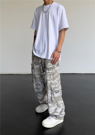 Pantalones Slim Drapeado de Corte Recto Estilo Urbano - Image 24