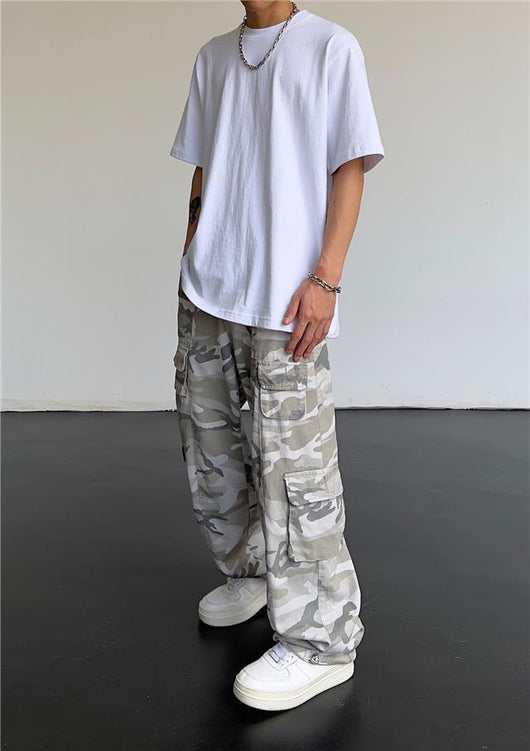 Pantalones Slim Drapeado de Corte Recto Estilo Urbano - Image 24