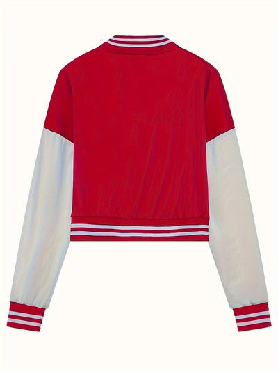 Chamarra Deportiva de Uniforme de Béisbol para Mujer - Image 20