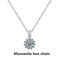 Mossanite box chain One carat 40plus long - 5cm