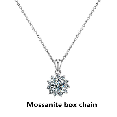 Collar Girasol Moissanita en Plata 925 - Image 6