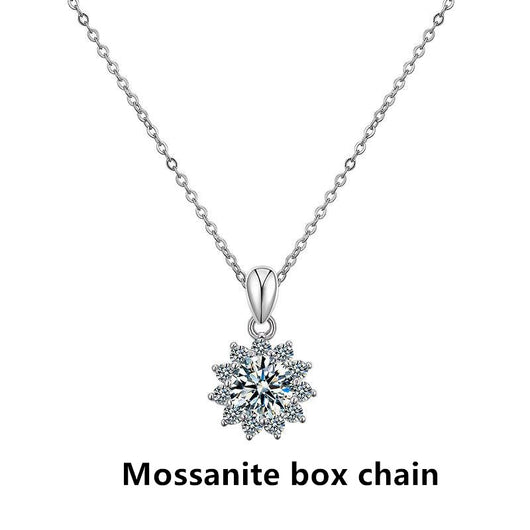 Collar Girasol Moissanita en Plata 925 - Image 6