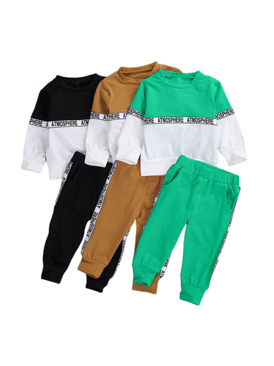 Conjunto Infantil Moderno con Sudadera y Pantalón Elástico - Image 4