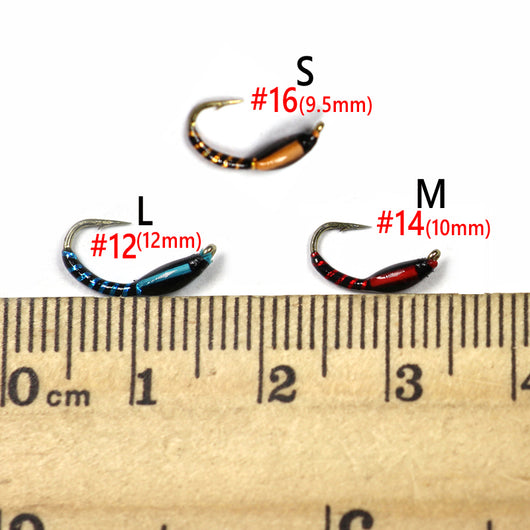 Mosca Ninfa Brillante para Pesca de Trucha - Image 6
