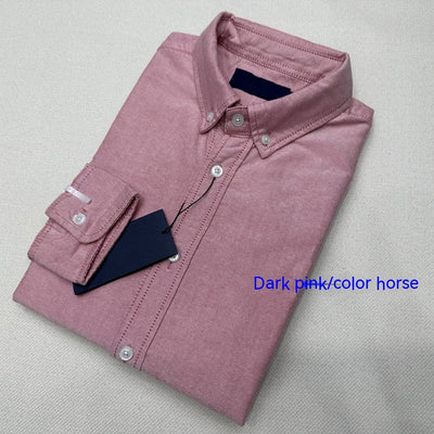 Camisa Manga Larga Hombre Business Casual Primavera Otoño - Image 7