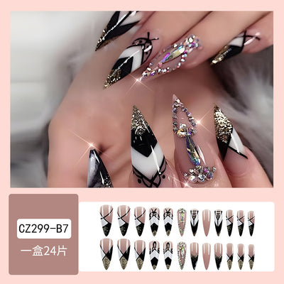 Uñas Postizas de Diamante Resistente - Diseño Europeo Premium - Image 26