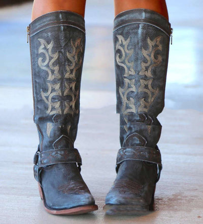 Botas de Motorista Clásicas con Cierre Lateral - Estilo Europeo y Americano - Image 9