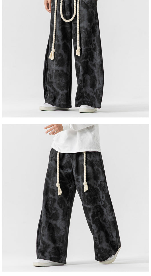 Pantalones de Buzo Talla Grande Tie-Dye Estilo Japonés-Hong Kong - Image 16