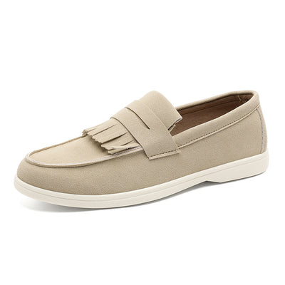 Mocasines de Cuero Mate para Hombre - Calzado Slip-on Elegante - Image 5