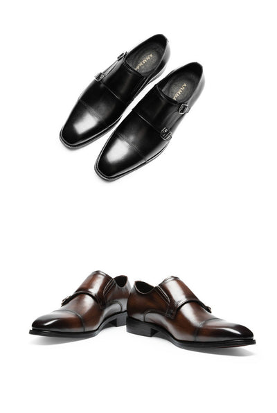 Zapatos de Cuero Premium para Hombre con Doble Hebilla - Estilo Ejecutivo - Image 16