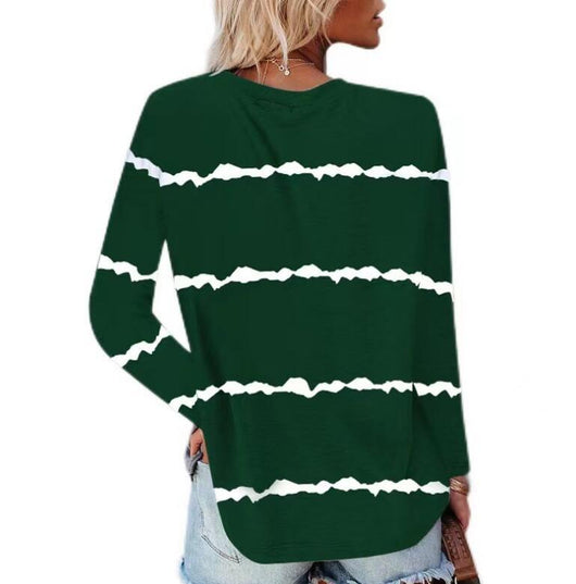 Camiseta Estampada con Bolsillo de Manga Larga para Mujer - Image 15