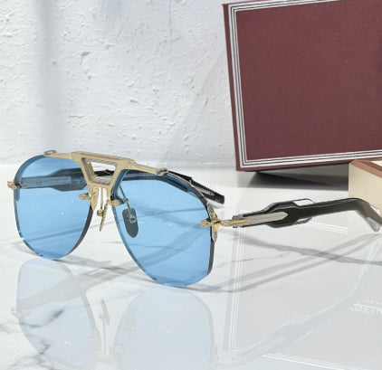 Gafas de Sol Piloto Metal Lujo Ligero - Protección UV Estilo INS - Image 14