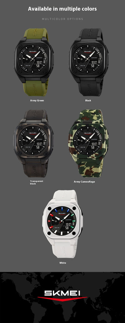 Reloj Electrónico Deportivo Dual con Insertos Luminosos e Impermeabilidad Total - Image 8