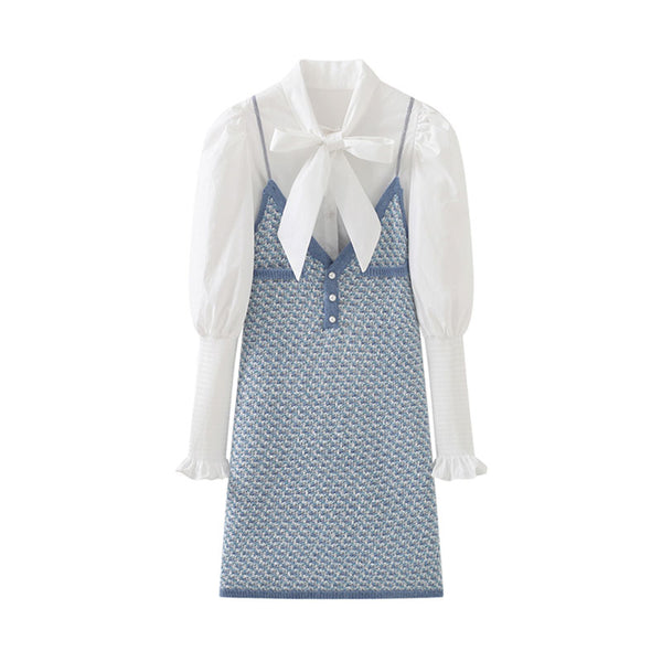 Vestido Suspender de Temperamento Elegante para Mujer