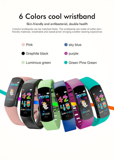 Pulsera Infantil Inteligente con Monitor de Frecuencia Cardíaca y Oxígeno - Image 11