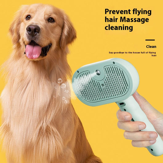 Peine Deslanador con Spray de Agua para Mascotas - Cepillo Desmañador para Perros y Gatos - Image 5