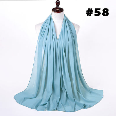 Pañuelo Chifón Perla Efecto Burbuja para Cabeza - Tocado Elegante para Mujer - Image 19
