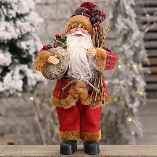 Figura Decorativa de Santa Claus de Pie - Image 15