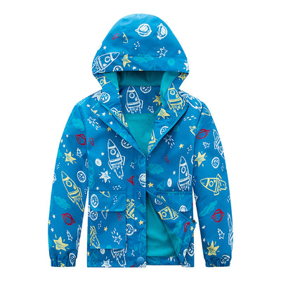 Abrigo Impermeable para Niños con Forro Polar y Diseño Camuflaje - Image 6