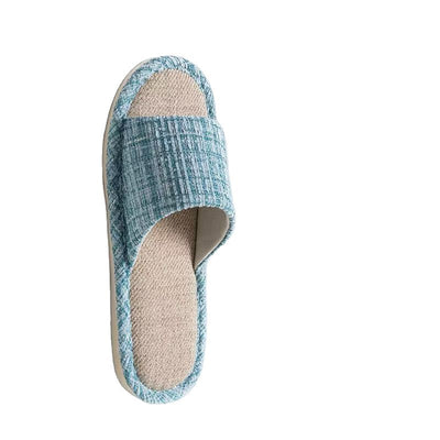 Pantuflas de Algodón y Lino Transpirables para Casa - Image 3
