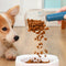 Clip Dosificador Transparente con Escala para Alimento de Mascotas