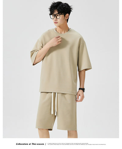 Conjunto Deportivo Hombre Verano Seda Helada Ligero Cómodo - Image 14