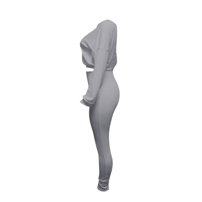 Conjunto Athleisure Acanalado para Mujer - Estilo Otoño - Image 28