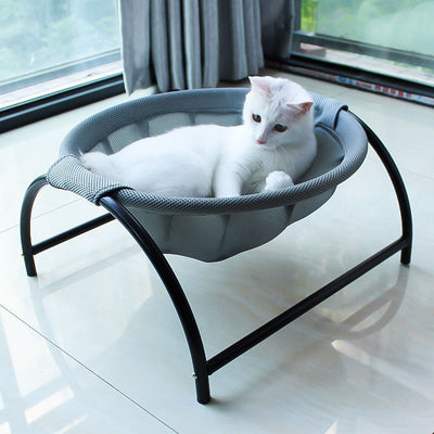 Hamaca Colgante para Gatos - Cama Elevada Estable y Transpirable