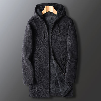 Suéter Casual para Hombre con Forro de Terciopelo Grueso - Image 3
