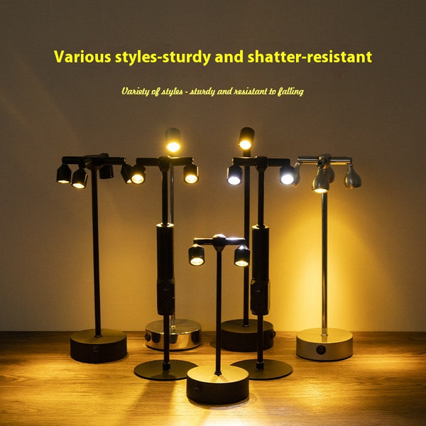 Lámpara de Mesa Creativa con Vitrina de Exhibición para Joyería y Restaurante