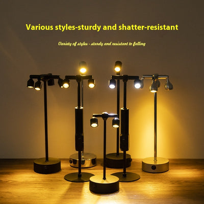 Lámpara de Mesa Creativa con Vitrina de Exhibición para Joyería y Restaurante