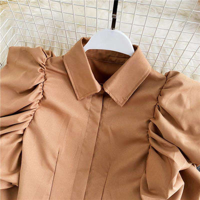 Blusa Retro Elegante con Mangas Abullonadas - Image 11