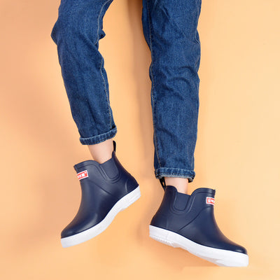 Botas de Lluvia Cálidas para Hombre - Zapatos de Caucho Impermeables con Suela Antideslizante - Image 10