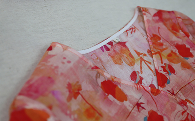 Falda Amplia de Lino y Algodón Floral - Diseño Rejuvenecedor y Estilizante - Image 11