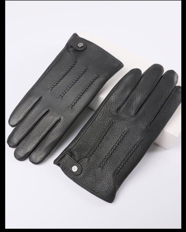 Guantes de Cuero Genuino Forrados en Polar - Image 11