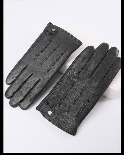 Guantes de Cuero Genuino Forrados en Polar - Image 11
