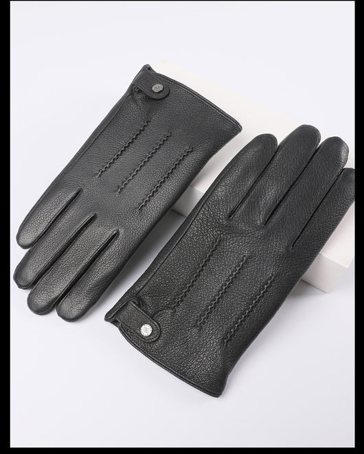Guantes de Cuero Genuino Forrados en Polar - Image 11