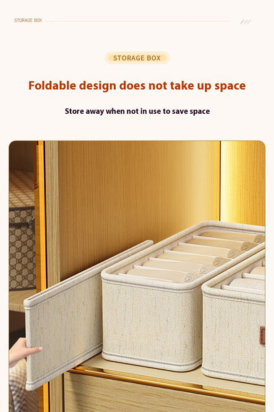 Organizador de Ropa Interior con Compartimentos - Caja Almacenaje para Cajón - Image 22