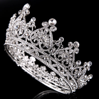 Corona de Princesa con Rhinestones en Forma de Corazón - Accesorio para el Cabello de Lujo - Image 3