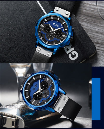 Reloj Deportivo Multifuncional de Cuero con Calendario - Image 7